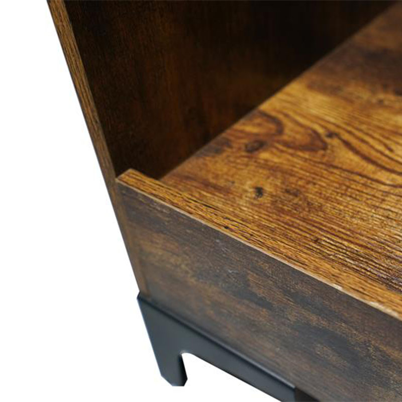 Cama de cachorro elevada de madeira interna moderna com moldura Cama de cachorro elevada de madeira interna moderna com moldura