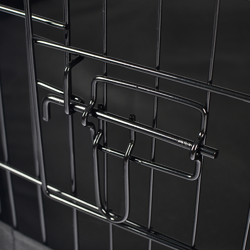 Playpen de cão de metal dobrável de 8 painéis com capa superior e ponto inferior Playpen de cão de metal dobrável de 8 painéis com capa superior e ponto inferior