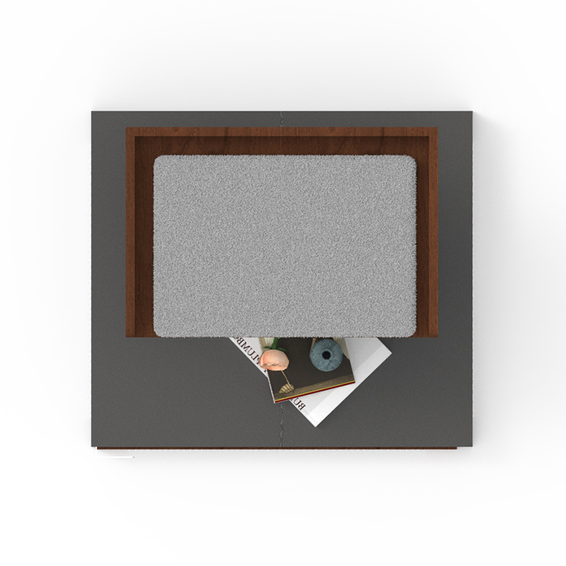 Móveis de banheiro escondidos de madeira gaiola de gaiola com armário de lixo Móveis de banheiro escondidos de madeira gaiola de gaiola com armário de lixo