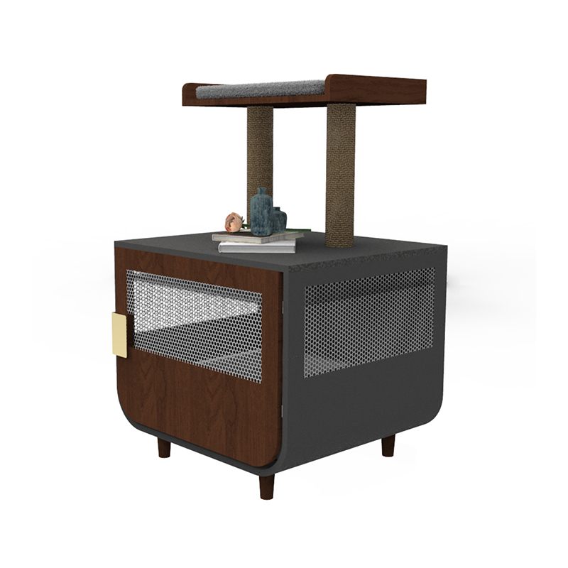 Móveis de banheiro escondidos de madeira gaiola de gaiola com armário de lixo Móveis de banheiro escondidos de madeira gaiola de gaiola com armário de lixo