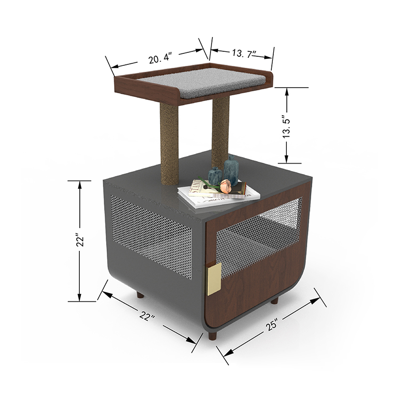 Móveis de banheiro escondidos de madeira gaiola de gaiola com armário de lixo Móveis de banheiro escondidos de madeira gaiola de gaiola com armário de lixo