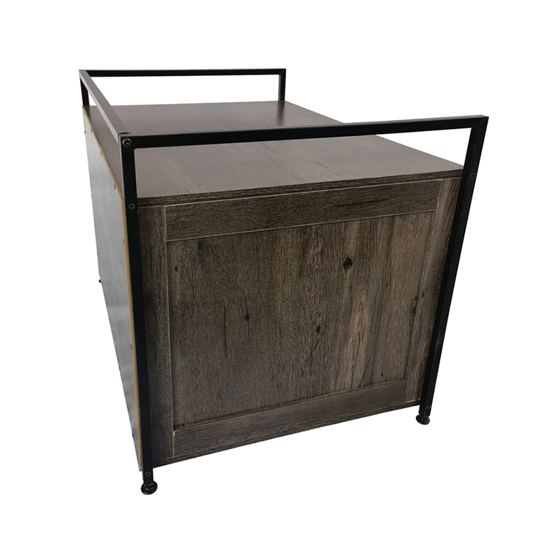 Armário de ninhada interno com mobiliário de divisor de gatos de gaiola mesa lateral da gaiola Armário de ninhada interno com mobiliário de divisor de gatos de gaiola mesa lateral da gaiola