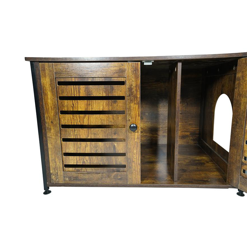 Móveis estilo gatos gaiola de mesa de lixo com divisor de divisória Móveis estilo gatos gaiola de mesa de lixo com divisor de divisória