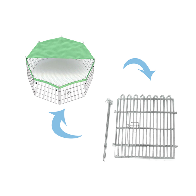 Playpen dobrável de cachorro de cachorro de cachorro de cachorro com capa superior Playpen dobrável de cachorro de cachorro de cachorro de cachorro com capa superior