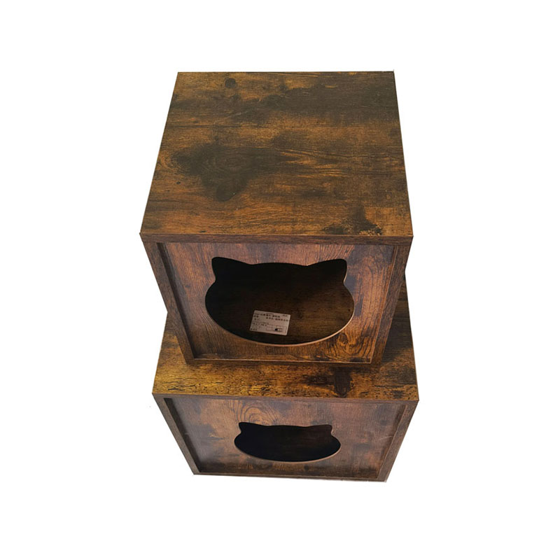 Móveis para móveis internos de madeira de partícula gatos de gaiola de mesa de lixo Móveis para móveis internos de madeira de partícula gatos de gaiola de mesa de lixo